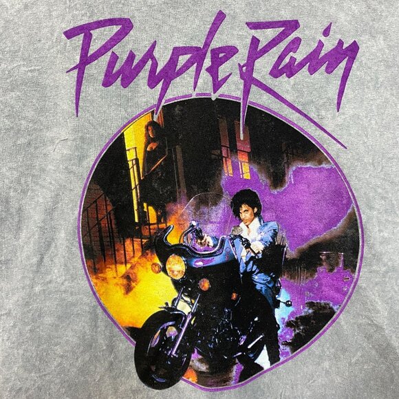 Prince the Revolution Purple Rain Album Art Funk Rock Tee XL - Picture 2 of 4